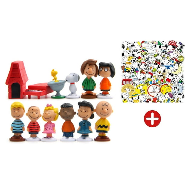 12pcs New Peanuts Snoopy Charlie Brown Lucy Franklin Figure Figurine Toy Gift 12pcs New Peanuts Snoopy Charlie Brown Lucy Franklin Figure Figurine Toy Gift